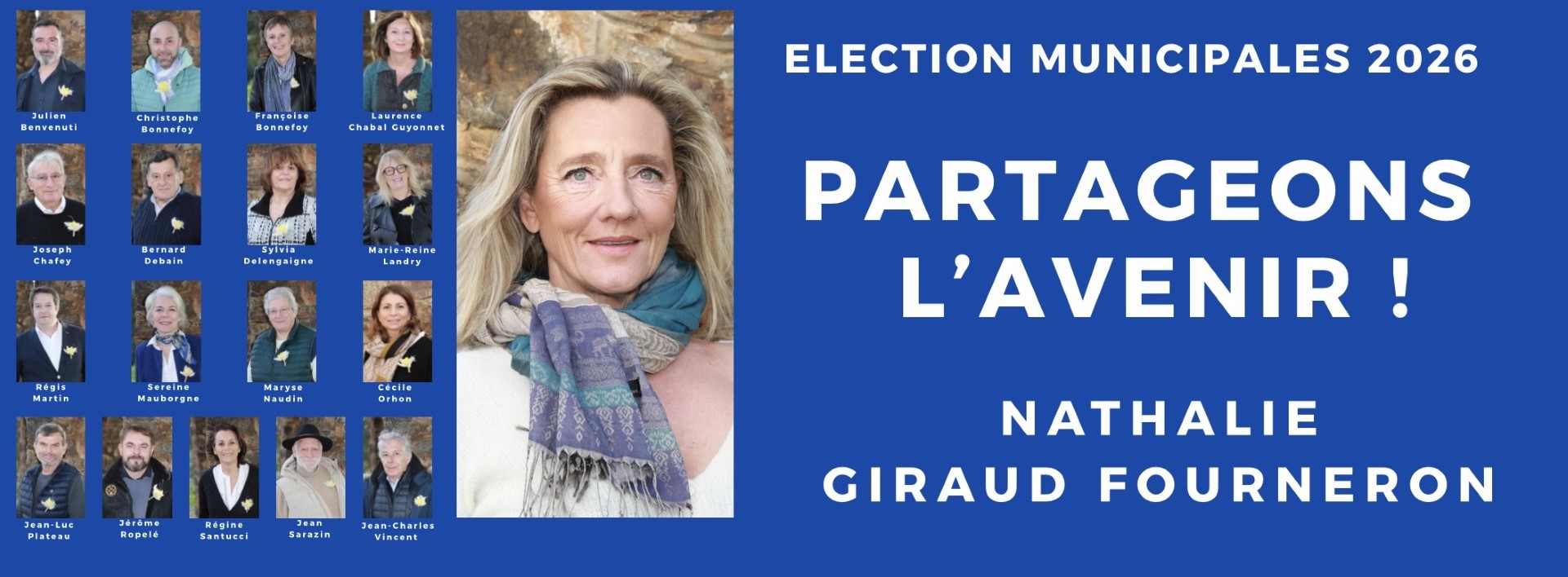 L'équipe de Nathalie Giraud Fourneron - Élection municipale 2026